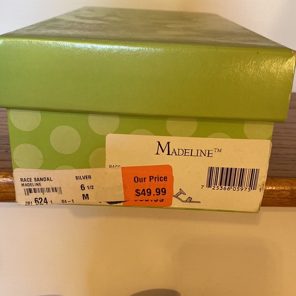 Muted Silver Slide Sandals - Picture 8 of 10